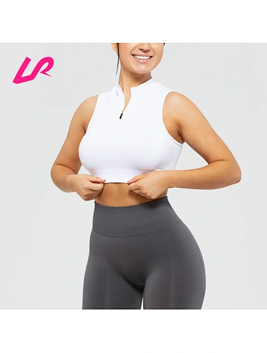 Add sophistication to your activewear with our white cropped tank top. Shop now for a range of sizes and colors to elevate your workout wardrobe with our white cropped tank top.
